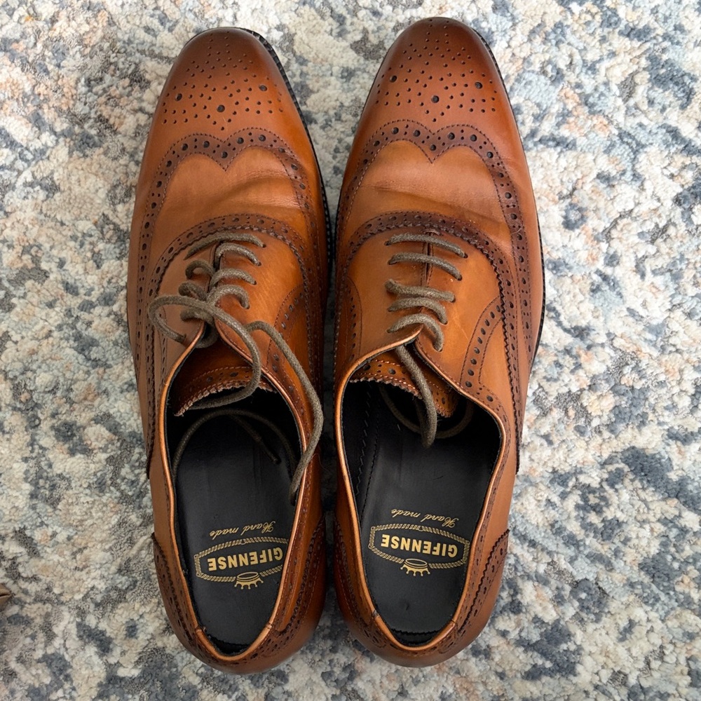 GIFENNSE - Oxford leather shoes - size 10